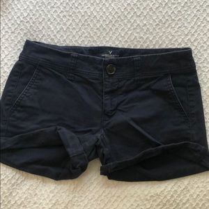 midi stretch american eagle shorts